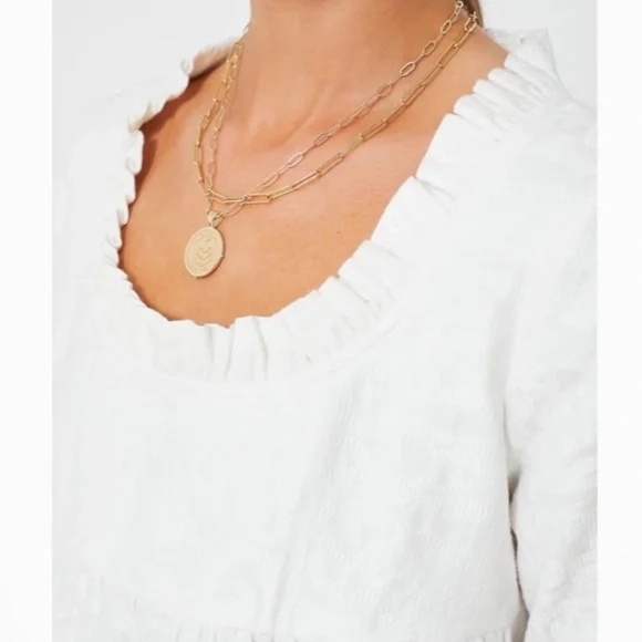 TUCKERNUCK | White Embroidered Cross Stitch Clara Dress size XS - Picture 4 of 13